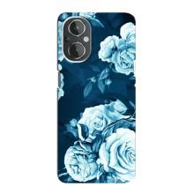 Чехлы (ART) Цветы на OnePlus Nord N20 (VPrint) (Блактині бутони)