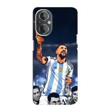 Чехлы для OnePlus Nord N20 (Leo чемпион) (AlphaPrint) (Месси с кубком)