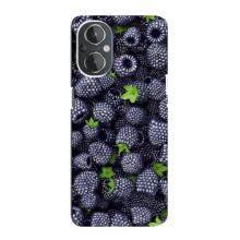 Чехлы с Фруктами для OnePlus Nord N20 (VPrint) (Ежевика)