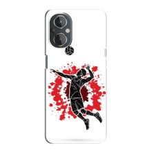 Чехлы с принтом Спортивная тематика для OnePlus Nord N20 (Волейболист)