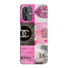 Чехол (Dior, Prada, YSL, Chanel) для OnePlus Nord N20 (Модница)