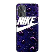 Чехол с логотипом Найк на OnePlus Nord N20 – Найк на фиолетовом