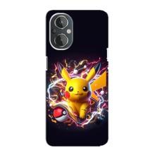 Чехол с Пикачу на OnePlus Nord N20 – Пикачу с мячом