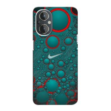 Силиконовый Чехол на OnePlus Nord N20 с картинкой Nike (Найк зеленый)