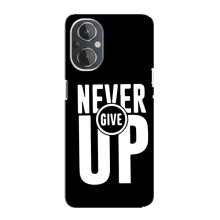 Силиконовый Чехол на OnePlus Nord N20 с картинкой Nike (Never Give UP)