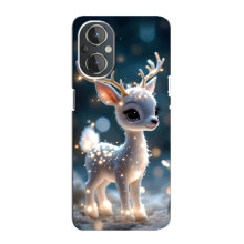 Яскравий чохол для OnePlus Nord N20 з Зимові Оленята – Блискуче оленятко