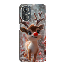 Яскравий чохол для OnePlus Nord N20 з Зимові Оленята