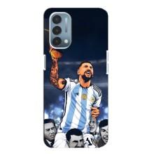 Чохли для OnePlus Nord N200 5G (DE211) (Leo чемпіон) (AlphaPrint) (Мессі з кубком)