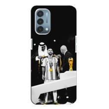 Чохли для OnePlus Nord N200 5G (DE211) (Leo чемпіон) (AlphaPrint) (Мессі коронований)