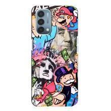 Чохли з крутими принтами для OnePlus Nord N200 5G (DE211) - (PREMIUMPrint) (Monopoly man)