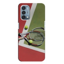 Чохли з прінтом Спортивна тематика для OnePlus Nord N200 5G (DE211) – Ракетки теніс