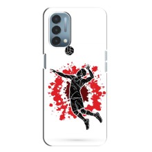 Чехлы с принтом Спортивная тематика для OnePlus Nord N200 5G (DE211) (Волейболист)