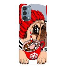 Чохли з собаками для OnePlus Nord N200 5G (DE211) (VPrint) (Песик в шапці)