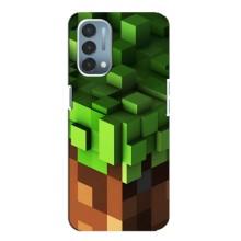 Чехол Майнкрафт на OnePlus Nord N200 5G (DE211) (AlphaPrint) Minecraft (текстура Майнкрафт)