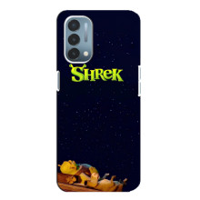 Чехол с мультфильмом Шрек на OnePlus Nord N200 5G (DE211) – Шрек лого