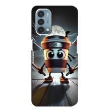 Чехол с мемом Тралалело тралала на OnePlus Nord N200 5G (DE211) (Капучино асасино)