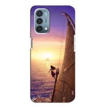 Чехол с мультфильмом Моана OnePlus Nord N200 5G (DE211) (Моана в море)
