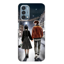 Чехол с дизайном Венздей 2 на OnePlus Nord N200 5G (DE211) – Уэнсдей и Тайлер