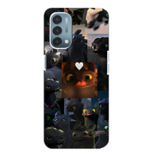 Чехол как приручить дракона на OnePlus Nord N200 5G (DE211) – Дракон коллаж