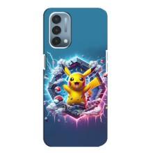 Чохол з Пікачу на OnePlus Nord N200 5G (DE211) – Лого Пікачу