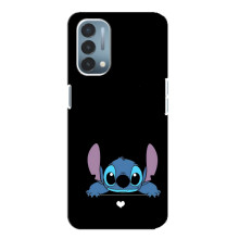 Чохол з принтом Стіч на OnePlus Nord N200 5G (DE211) – Стіч на чорному