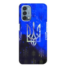 Чохол з українським гербом на OnePlus Nord N200 5G (DE211) – Герби на синьому