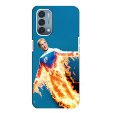 Чехол с принтом Фантастическая четверка для OnePlus Nord N200 5G (DE211) – Человек-Факел