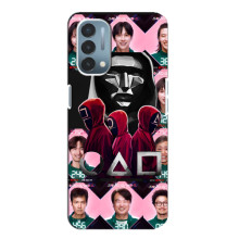 Чехол Гра в кальмара для OnePlus Nord N200 5G (DE211) – Персонажи игры кальмара