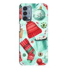 Новорічні Чохли для ВанПлас Норд N200 5G (DE211) (VPrint) (Одяг НР)