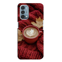 Чехол с уникальным дизайном «Осень с кофе» для OnePlus Nord N200 5G (DE211) – Кофе на пледе