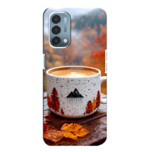 Чехол с уникальным дизайном «Осень с кофе» для OnePlus Nord N200 5G (DE211) – Кофе на природе