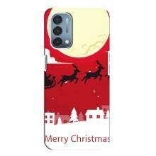 Різдвяні Чохли для OnePlus Nord N200 5G (DE211) (VPrint) (Санта з оленями)