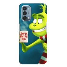 Різдвяні Чохли для OnePlus Nord N200 5G (DE211) (VPrint) (Зелений Грінч)