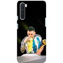 Чехлы для OnePlus Nord (Leo чемпион) (AlphaPrint) (Кубок Месси)