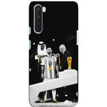Чехлы для OnePlus Nord (Leo чемпион) (AlphaPrint) (Месси в накидке)