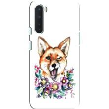 Чохли з картинкою Лисичка для OnePlus Nord (VPrint) (Весела лисичка)