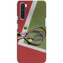 Чехлы с принтом Спортивная тематика для OnePlus Nord – Ракетки теннис