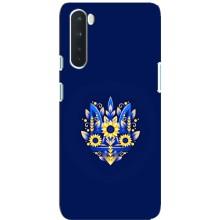 Чохли для OnePlus Nord Укр. Символіка (AlphaPrint) (Квітковий Герб)
