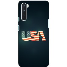 Чехол Флаг USA для OnePlus Nord – USA