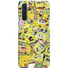 Чохол Губка Боб для ВанПлюс Норд (Емоції Спан Боба)