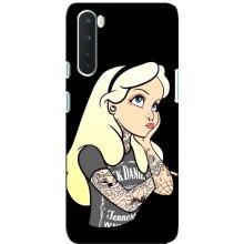 Чохол з друком для OnePlus Nord - (Мода) (AlphaPrint) (Дівчина в тату)