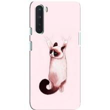 Чохол на ВанПлюс Норд з Котиками (VPrint) (Котик падає)