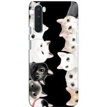 Чохол на ВанПлюс Норд з Котиками (VPrint) (Погляд котиків)
