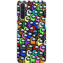 Чохли Амонг Ас для OnePlus Nord (AlphaPrint) (Убитий)
