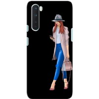 Чехол с картинкой Модные Девчонки OnePlus Nord – Девушка со смартфоном