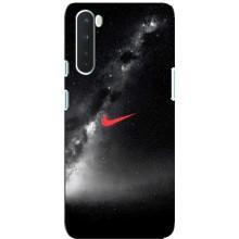 Чохол для OnePlus Nord - з принтом Найк (AlphaPrint) (Найк червоний)