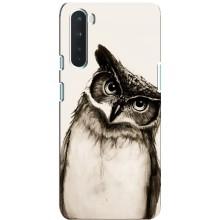 Чохол з пташками на OnePlus Nord (VPrint) (Сова)
