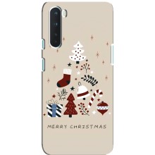 Чехол Санта Клаус для OnePlus Nord (Merry Christmas)