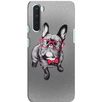 Чехол (ТПУ) Милые собачки для OnePlus Nord – Бульдог в очках
