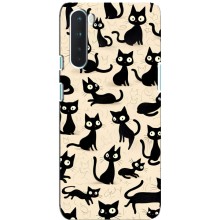 Чехол с рисунком кот на OnePlus Nord